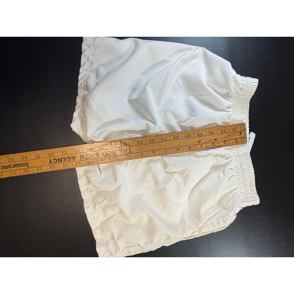 Nike Kids Dri-FIT Athletic Shorts White Mesh Lined Elastic Waist Sportswear Med - Picture 9 of 10